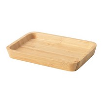 이케아 드라간 트레이 대나무 15x10x1.8cm, 1개