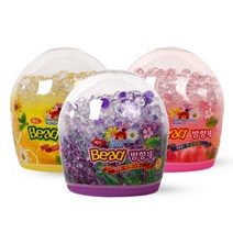 돔형 비드 방향제 350g 3가지향기 대용량 비드방향제 향기품은 비즈가 실내 향기를 바꿈니다 60일지속, 복숭아