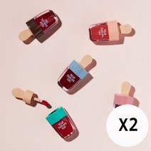 [에뛰드] 디어 달링 워터젤 틴트 (아이스크림) 2개, 옵션1:RD306 샤크레드|옵션2:OR205 살구레드, 단품