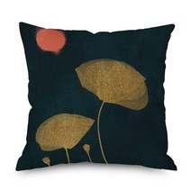 조약돌소파수채화 쿠션 커버 기하학적 추상 풍경 소파 베개 케이스 북유럽 단순 슬립, 15 60109-12_01 450*450 미리메터