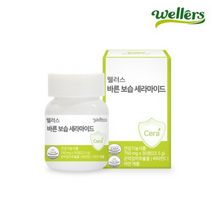 웰러스 바른 피부보습 세라마이드 750MG X 30정 X 3병 아연 비타민C 곤약감자