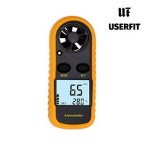 유저핏 디지털 풍속계 바람 측정기 (배터리 별도구매), 1개