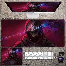 LOL 리그 오브 레전드 마우스 패드 게임 키보드 패드 데스크 패드, 900x400mm, 4mm, 13