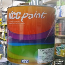 KCC페인트 UV425(F)-9000 1L 우레탄바니쉬 투명 무광 목재용 니스, 1000ml, 1개