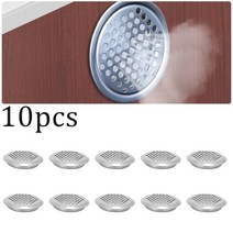 원형 덕트 디퓨져 라인디퓨저 가정용 아파트환기구 디퓨샤 10Pcs 스테인레스 스틸 공기 환기 그릴/옷장 캐비닛 금속 플러그 외부 벽 42mm, [01] FLAT, 01 FLAT