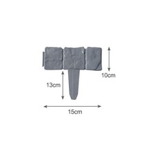 잔디엣지 화단경계석 잔디 엘브 엣지 인공 지상 정원 울타리 50cm 식물 꽃 침대 테두리 장식 DIY 스탠드정원 야채 가장자리 미니, Monolithic4