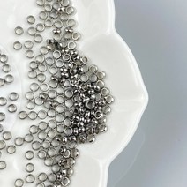 [DB1-024] 써지컬스틸 부자재 고정볼 (2mm 2.5mm 3mm) 20개 누름볼 비즈공예 DIY 재료, 3mm(20개)