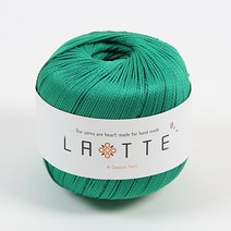 [앵콜스] (10+1) 라떼 LATTE 여름 코바늘 모자 가방 뜨개실, 24 그린(낱개)