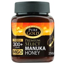 Pure Gold 퓨어 골드 뉴질랜드 마누카 꿀 MGO 300 250g 프리미엄 셀렉션 허니 Manuka, 1개