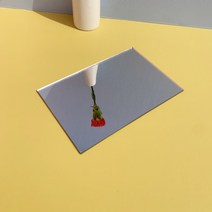 24가지 비정형거울 아크릴 오브제 거울 베이스 민자, 3mm두께140X200mm직사각형자가접착