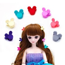 미키 모양 디스코핀 유아헤어핀 악세사리 미니핀