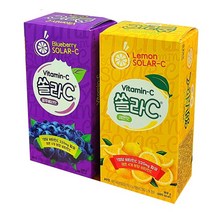 씹어먹는 쏠라C 80정(레몬맛/블루베리맛), 레몬맛
