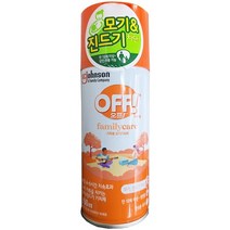 오프 에어로졸 150ml 진드기 모기 기피제 가족용 몸에뿌리는 모기약 퇴치제, 1개