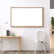 반무광 자석 스크린 화이트보드 가로 1500 세로 920, 블랙, 알루미늄펜받이 600mm