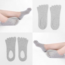 2켤레 남성 발가락덧신 러닝발가락양말 다한증양말