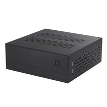서버랙 a01 case htpc 수평 컴퓨터 케이스 itx mini case 산업 제어, 검은 색