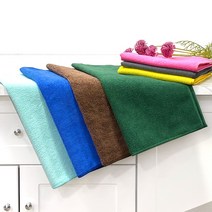 청소대장 라이트 극세사 요술 주방 행주 카페 손걸레 S, 민트