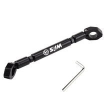 바이크 오토바이 액세서리 조정 가능한 다기능 크로스바 핸들 바 밸런스 SYM cruiym 150 180 MIO 50 110 JET 14 125 200, [05] Black