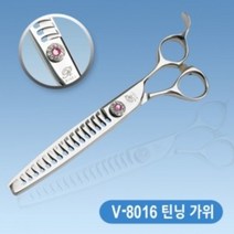 애견 틴닝가위 숱가위 6.5인 커트미용 고양이 강아지 (W9F80C3), V-8016