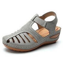여성 신발 샌들 프리미엄 미드 힐 플랫폼 정형 파티 플러스 사이즈 Chaussure Femme