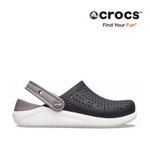 크록스 라이트라이드 클로그 키즈 205964-066