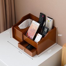 해외 크리에이티브 티슈 케이스 우드 티슈 케이스 멀티 가용 거실 티 테이블 리모컨-157893, 단일옵션, 옵션04