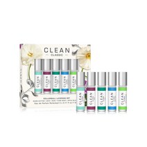 Estée Lauder CLEAN CLASSIC 오 드 퍼퓸 수성펜 향수 선물 세트 가볍고 레이어링 가능한 비건 프탈레이트 프리 파라벤 여행 크기, [01] 명절선물세트
