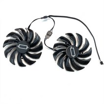 게임용 그래픽 카드 비디오 데스크탑 쿨러 펜 88MM T129215SU PLD09210S12HH 4Pin 기가 바이트 GTX 1050 96, 2 PCS, 02 2 PCS