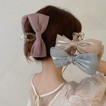 HOLYG 세즈 러블리 리본 헤어 집게핀