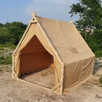 글램핑텐트 면텐트 대형 장박 쉘터 돔 야외 캠핑장 리빙쉘, 4X4m 룸타입(카키)