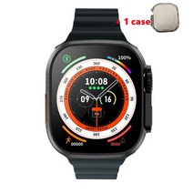 ZD8 울트라 맥스 스마트 워치 시리즈 8 49mm 티타늄 합금 바디 2.0 quot 망막 스크린 BT 전화 NFC ECG IP68 방수, GPS, 30cm, A, ZD8 ultra max
