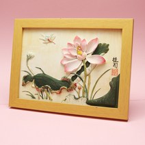 [모모앤아트] DIY 입체 캔버스 그림그리기 키트 하화청연도, 단품