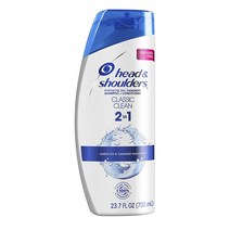 헤더앤숄더 클래식 클린 비듬방지 2-in-1 무-파라벤 샴푸 컨디셔너 23.7floz
