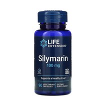 라이프 익스텐션 실리마린 Silymarin 100mg 90정 베지 바이오플라보노이드 엉겅퀴, 1개, 기본