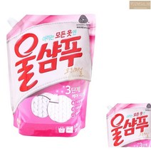 애경 중성 세제 울샴푸 1.4L 리필 니트 구스 다운 패딩 오리털 세탁, 기본
