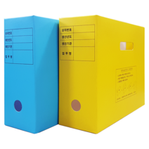 영오산업 친환경 문서보존상자(YF7122), 1개, 노랑