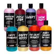 Lush 러쉬 샤워젤 바디워시 500g x 2개 세트, 더티 스프링워시 500g, 더 올리브 브랜치 500g