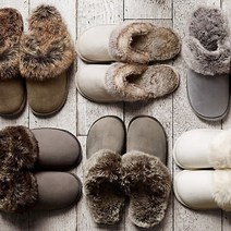 거실화_털슬리퍼_실내화_사무실_병원_스웨이드털실내화_슬리퍼_거실 40DE