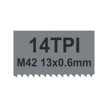 밴드쏘 밴드쇼 금속절단기 소형 TASP 1140mm 바이메탈 밴드톱 블레이드 1140x13x0.6mm M42 금속 절단 휴대용 밴드 톱날 Milwaukee Makita DEWAL, 14TPI