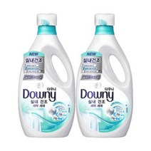 다우니 실내건조 세탁 세제 액체형 액상세제 본품, 1.9L, 2개