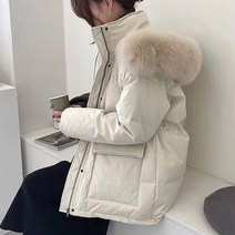 래피의류 여성롱패딩 겨울패딩 후드롱패딩 털모자패딩