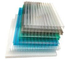 복층렉산 복층폴리카보네이트 지붕 투명 보드, 빨강 2100x6000x6mm