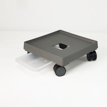 청운 정사각 이동식 화분받침대 3종, 정사각 이동식 청운4호 그레이