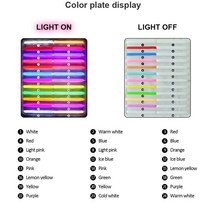 오픈 네온 사인 맞춤형 레스토랑 벽 장식 DIY LED 글자 숍 로고 커스텀 Led 라이트 이름, 01 파란_01 230X59mm