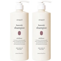 심플리오 헤븐리 샴푸 [와일드 플라워] 500ml 약산성 천연샴푸, 3개