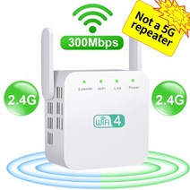 네트워크 유무선 공유기 5G 와이파이 리피터 증폭기 신호 익스텐더 네트워크 부스터 1200Mbps 5 Ghz 장거리, 01 2.4G White_02 미국 플러그