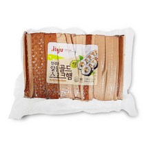 진주 알뜰 골드 스모크햄 세절 120 1kg, 단품