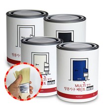 스터비붓+노루 하우홈 방문가구용 수성페인트 1L, 색상:방문가구용1L 네이비