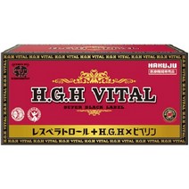 서플리먼트 HAKUJU HGH VITAL 레스베라트롤 레스베라 후계 피페린 배합 12G×31봉입 B07M9P999Y, One Size, One Color
