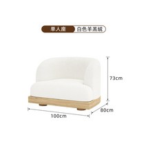 아쿠아텍스 4인 3.5인 윙체어 까사미아캄포클래식 자코모 편한 버블 퍼프 거실 침대 소파 복도 오토만 클라우드 안락 침실 조립식 가구 MZY, [01] Single seat